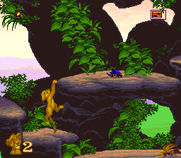 Lion King, The (Japan) In game screenshot